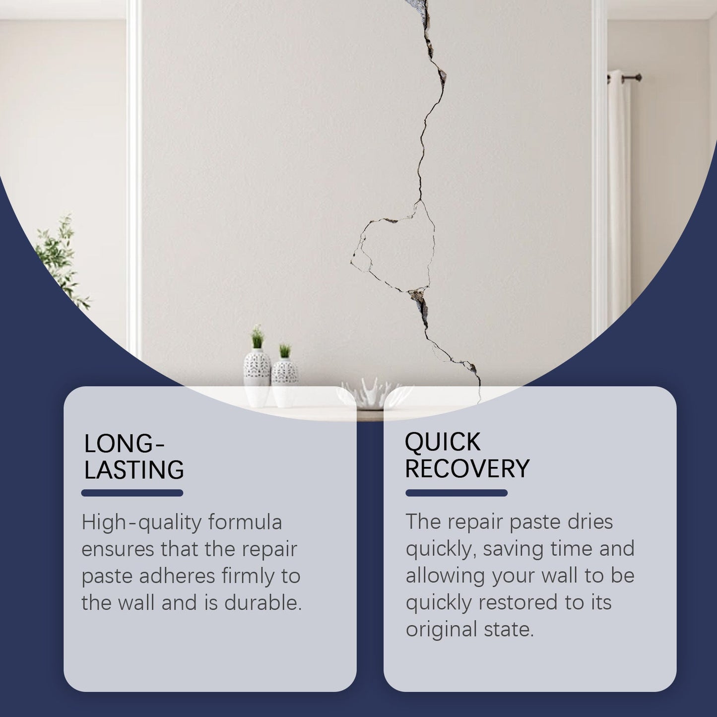 LOVILDS Wall Repair & Crack Fix Kit