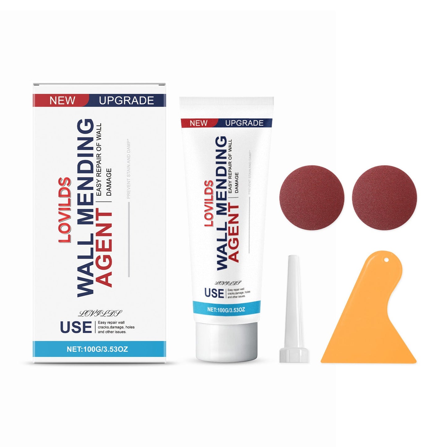 LOVILDS Wall Repair & Crack Fix Kit