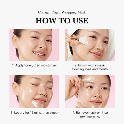 Persfog Collagen Night Wrapping Mask : SLEEP, SHED, AND GLOW!